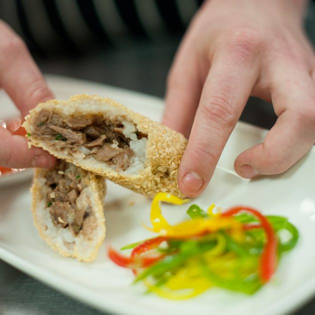 Aromatic Hoi Sin Duck & Jasmine Rice Spring Roll