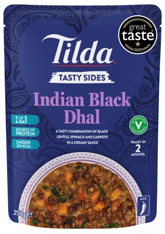 Indian Black Dhal Pulses and Vegetables