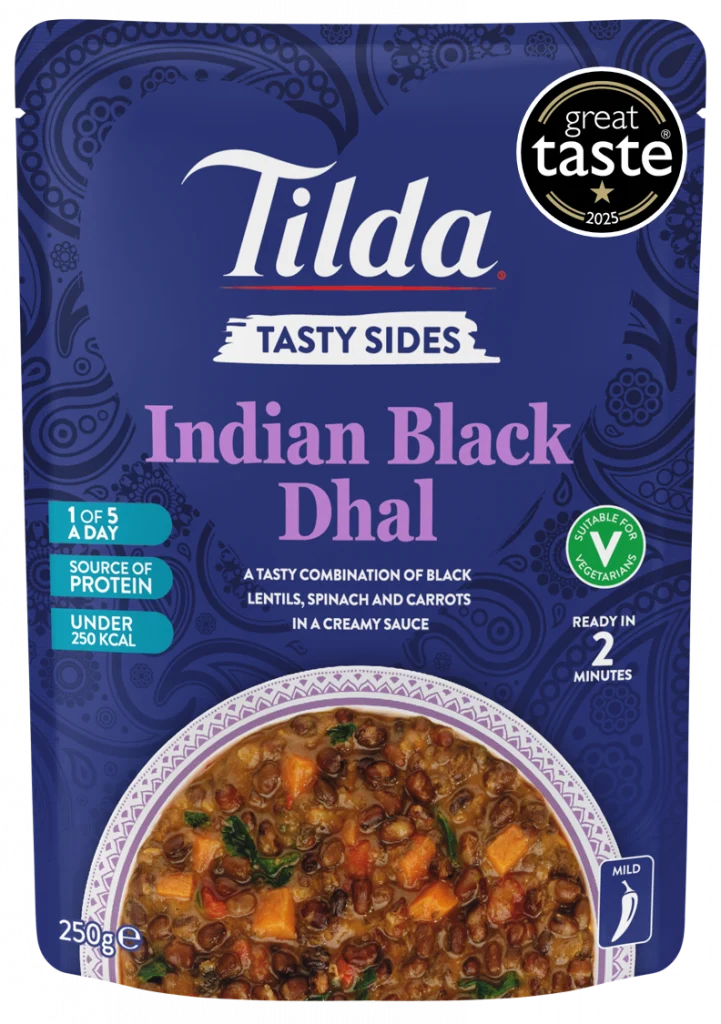 Indian Black Dhal Pulses and Vegetables