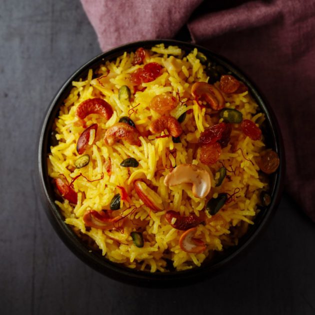 Zarda Pulao