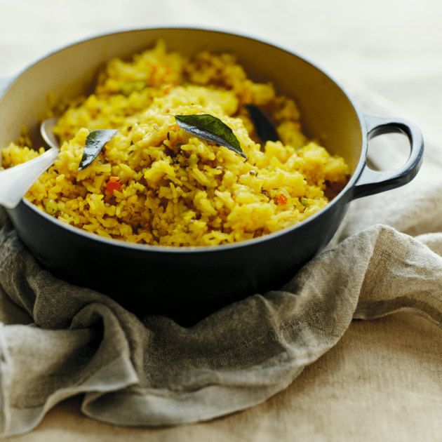 Split mung bean & rice pulao