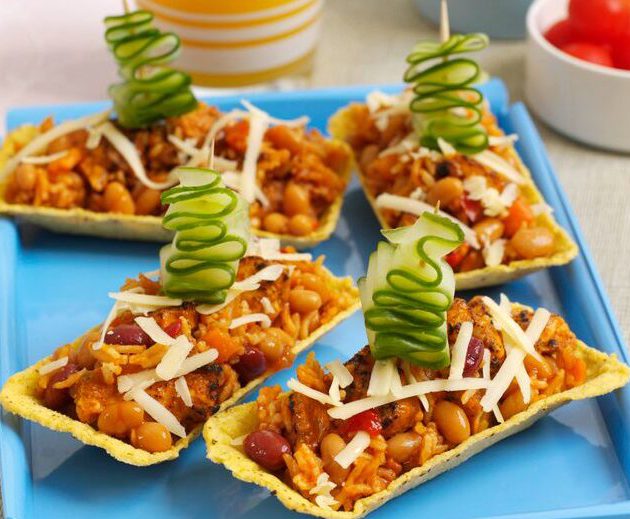 Tilli's Rice & Bean Boats