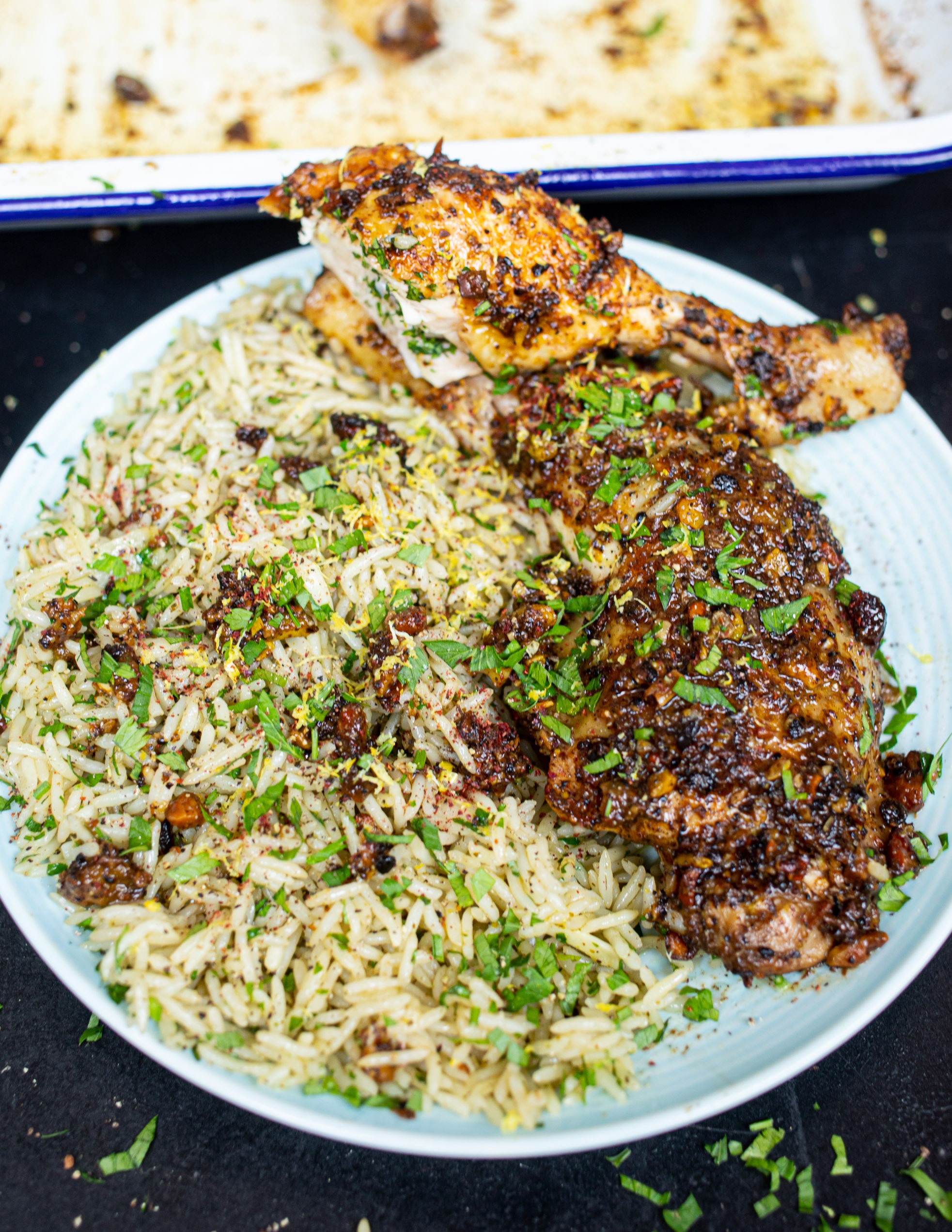 Pistachio and Herb Butter Chicken Recipe | Tilda