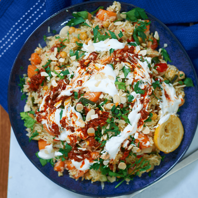 Moroccan Vegetable Pilaf