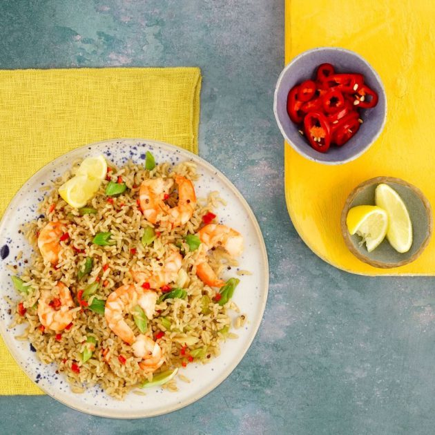 Lemon & Leek Prawns