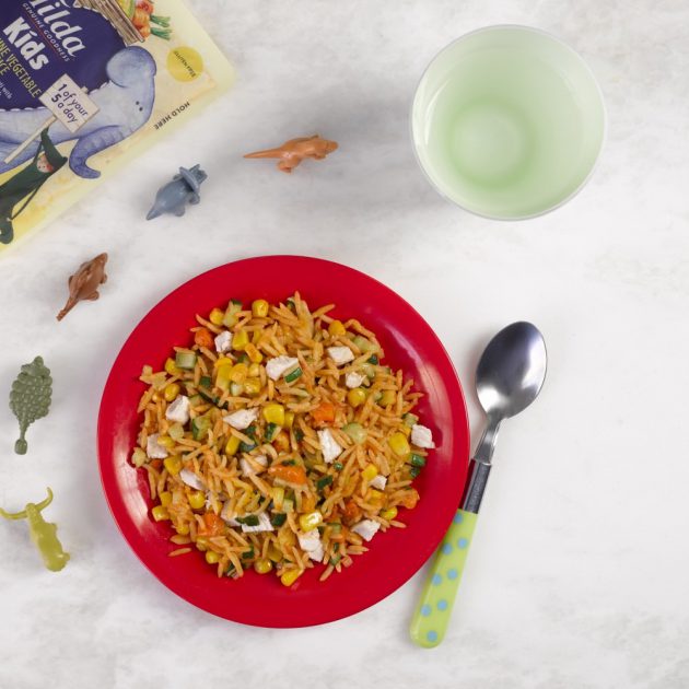 Kids Chicken & Courgette stir-fry
