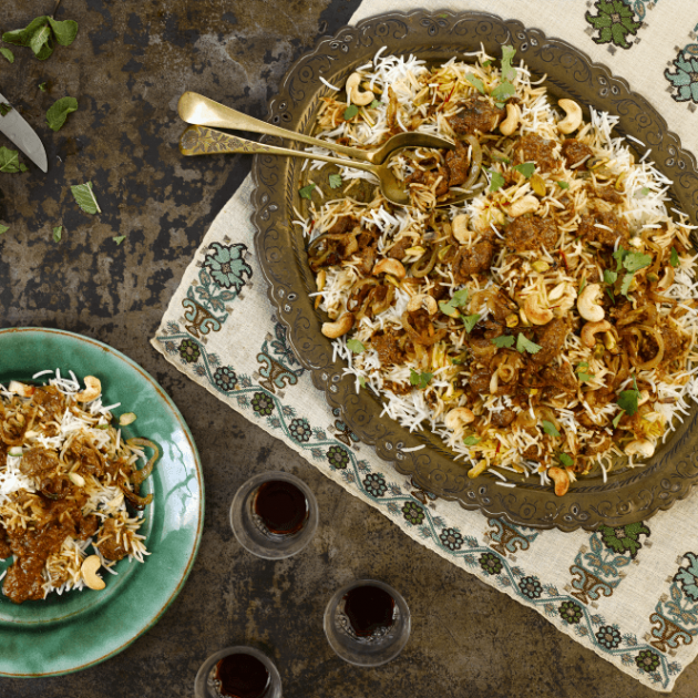 Hyderabadi Lamb Biryani