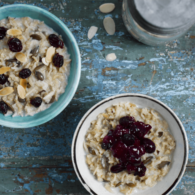 Cranberry and Pumpkin Seed Porridge