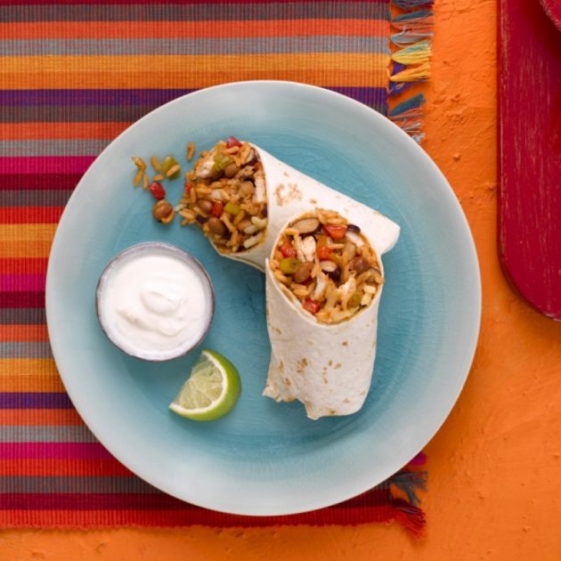 Spicy Chicken Burrito