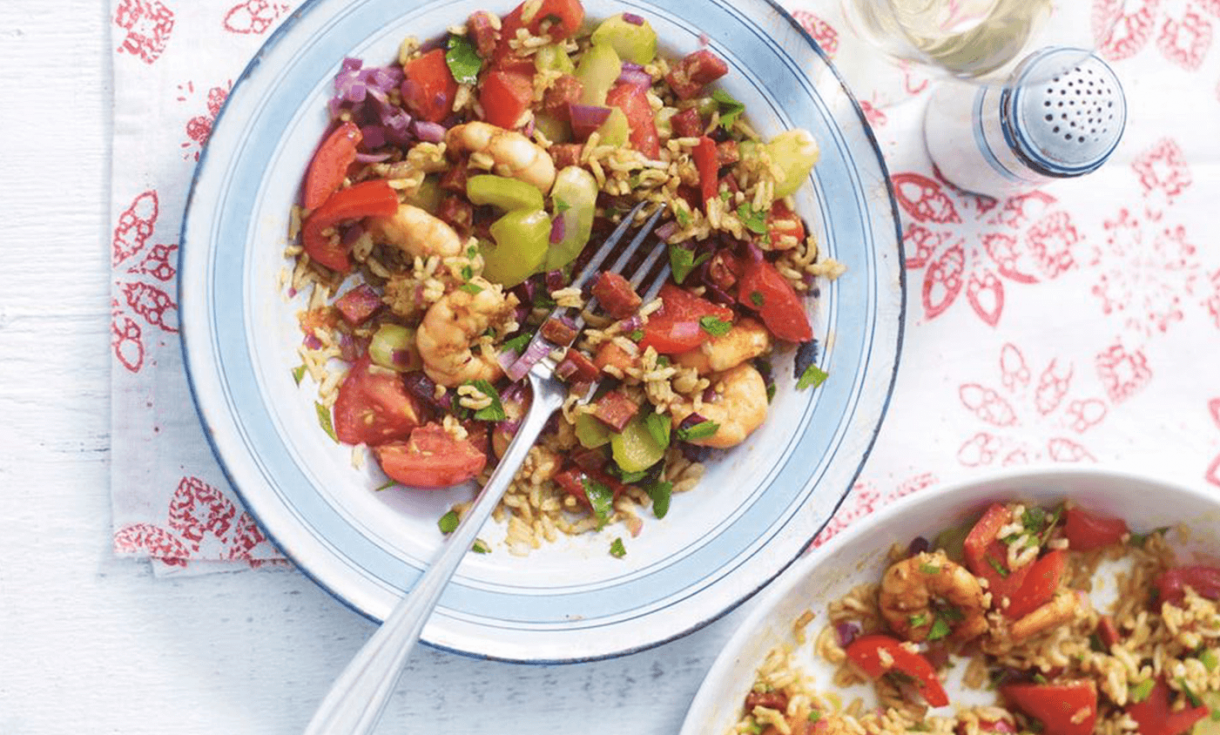 Creole style prawn jambalaya recipe Tilda