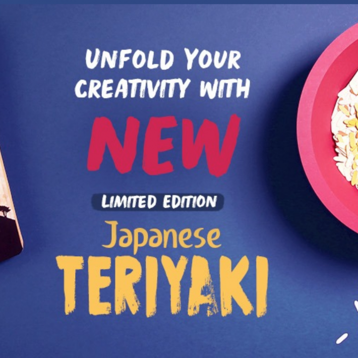 New Japanese Teriyaki Limited Edition Rice