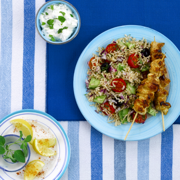 Barbecued Chicken Souvlaki