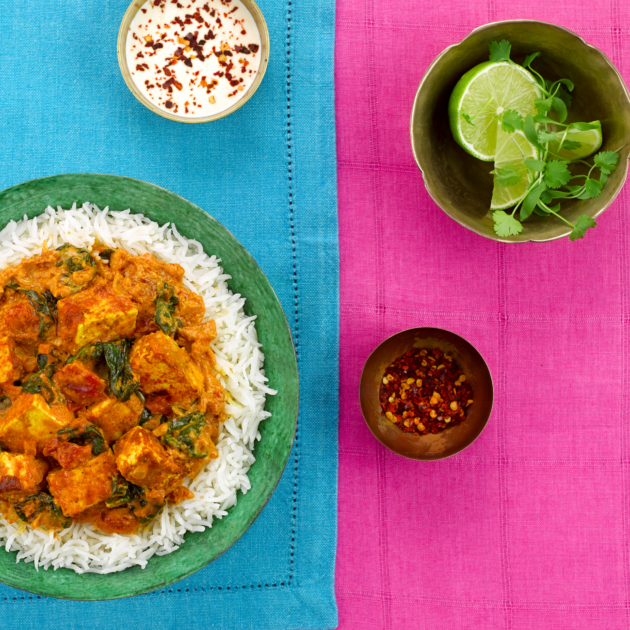 Paneer & Spinach Tikka Masala