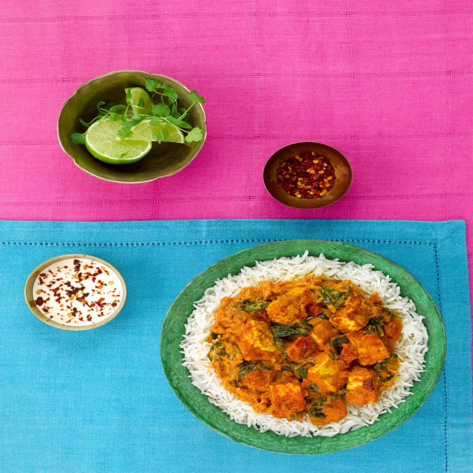 Paneer & Spinach Tikka Masala