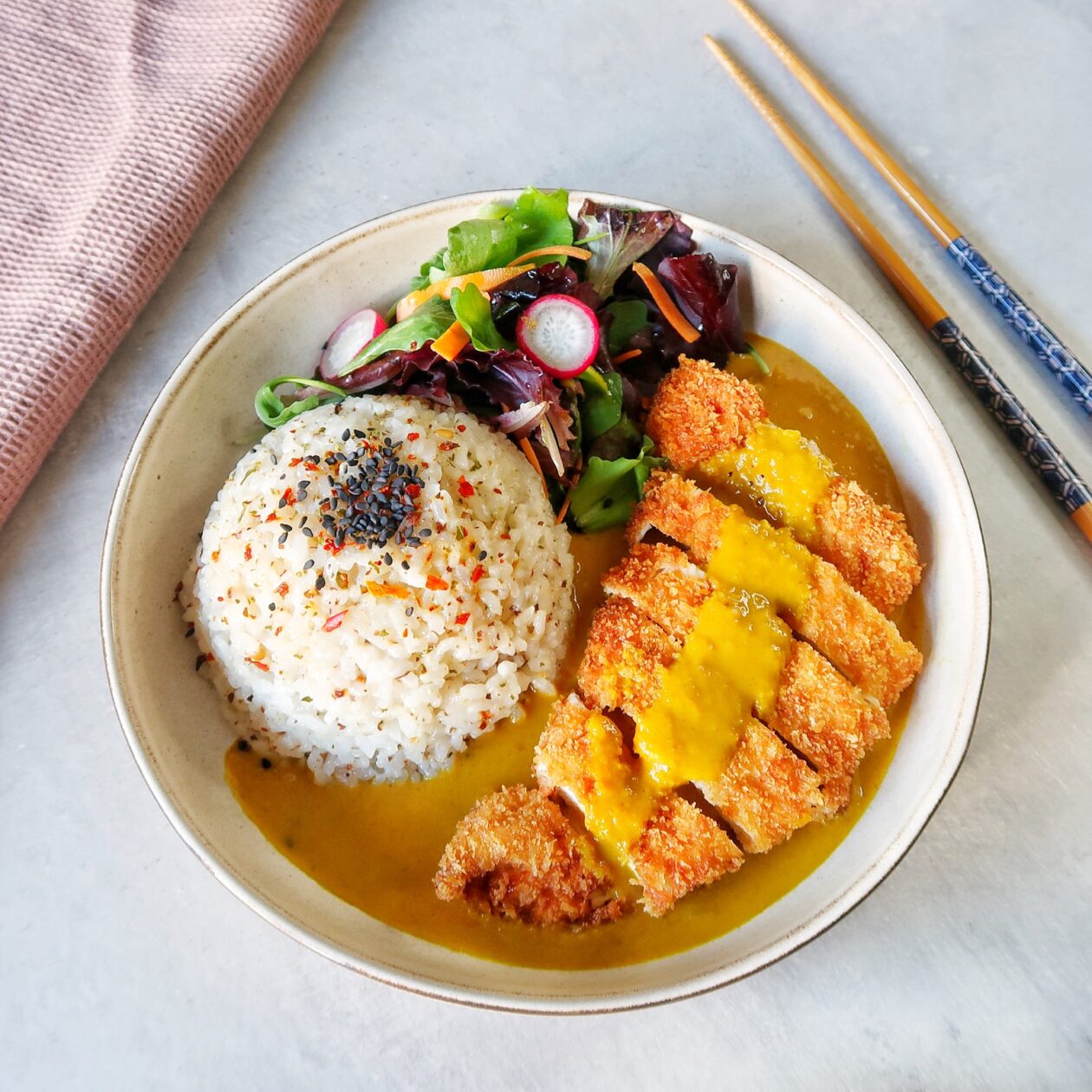 Chicken Katsu Curry With Jasmine Rice Recipe Tilda Chicken Katsu Curry With Jasmine Rice Recipe Tilda