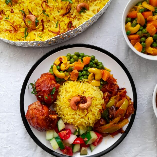 Yellow Rice (Kaha Bath)