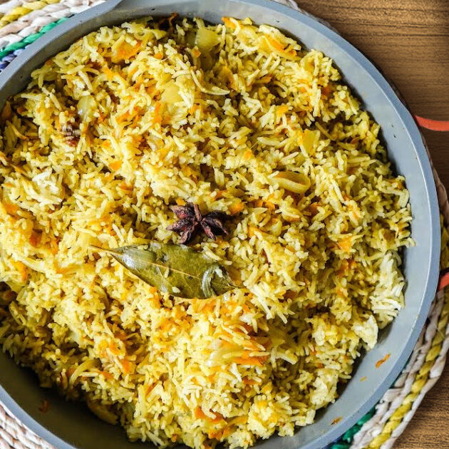 African Vegetable Pilau