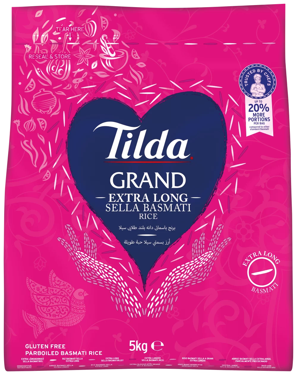 Grand Extra Long Sella Basmati Rice Tilda
