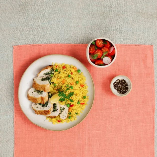 Stuffed Chicken Breast with Spinach & Cheese