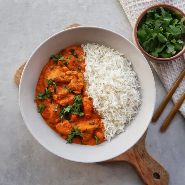 Butter Chicken with Basmati Rice