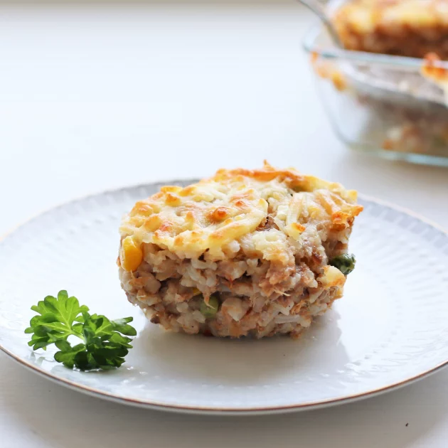 Mediterranean Tuna and Rice Fritatta Pie