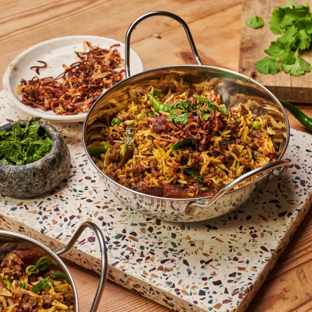 Quick Keema Rice with lamb mince