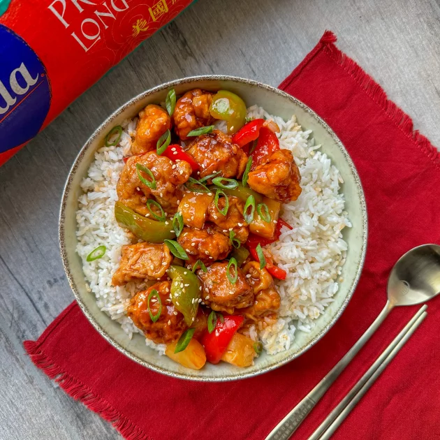Sweet & Sour Pork with Tilda Rice