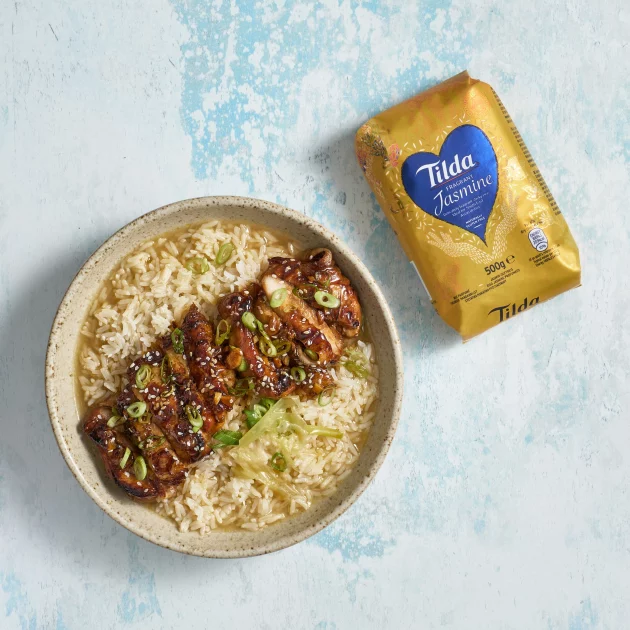Burnt Honey Teriyaki Chicken with Garlic Chicken Bone Broth
