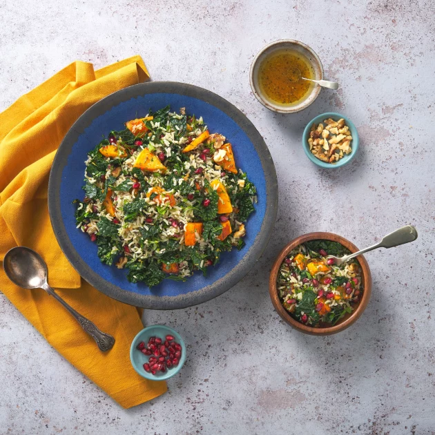 Wild Rice & Butternut Squash Salad
