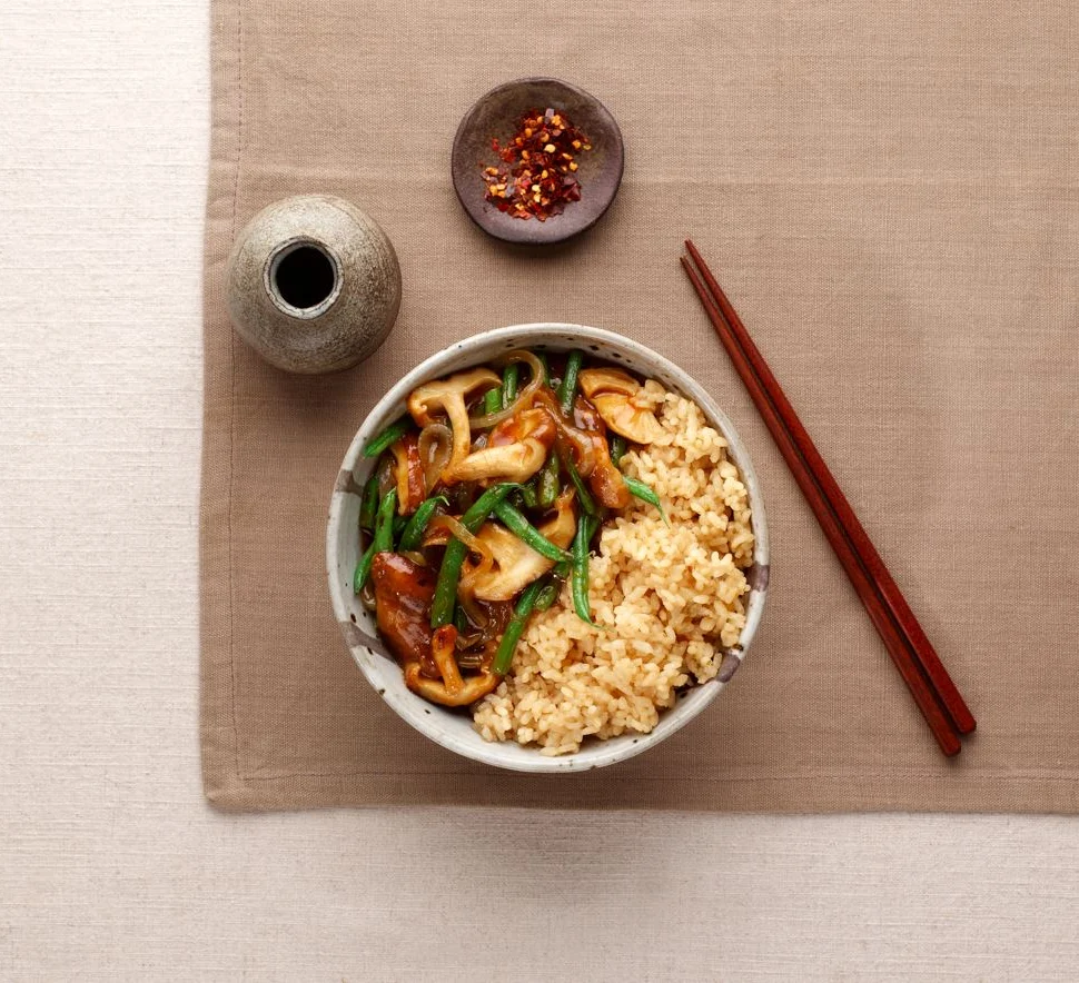 Green Bean & Shitake Mushroom Bowl