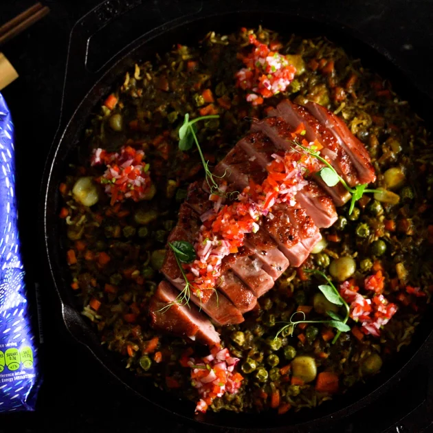 Arroz con pato