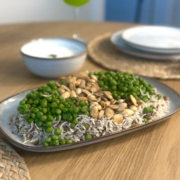 أرزبالبازلاء