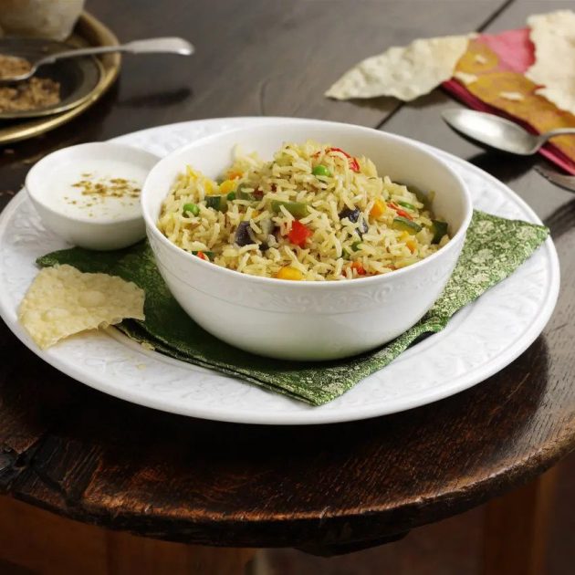 Spicy Wholegrain Veg Pilau