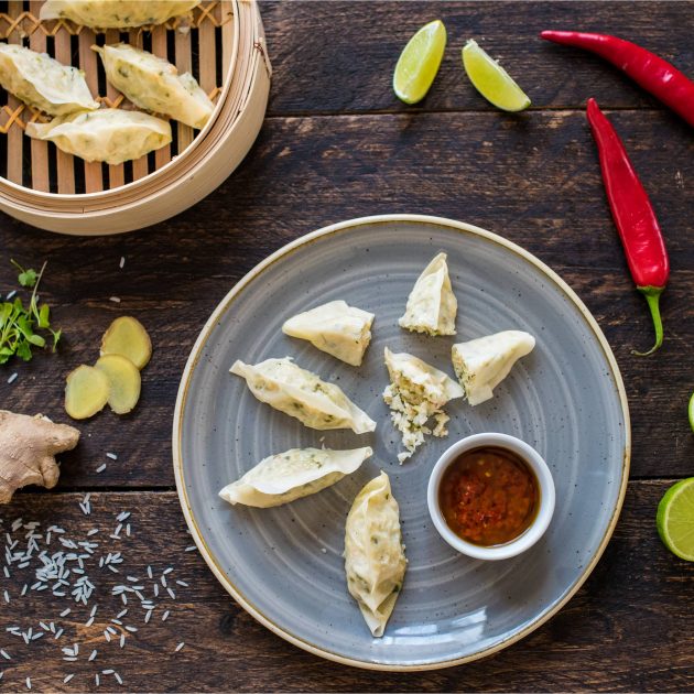 Chinese Prawn Potsticker Dumplings