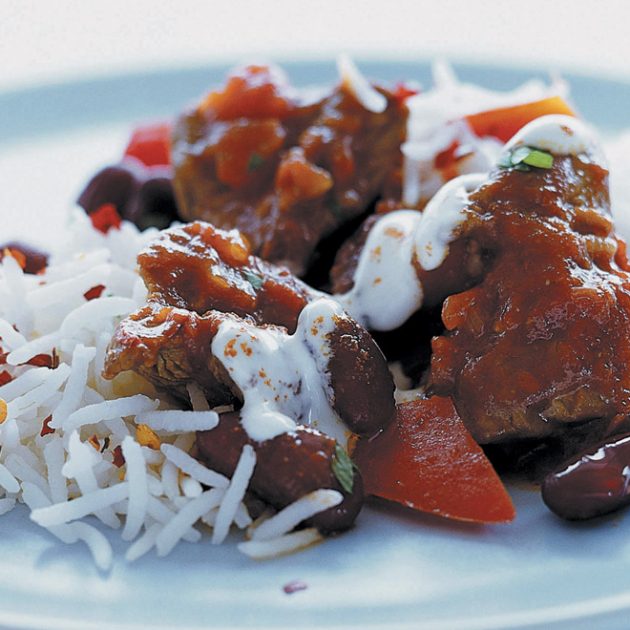 Chunky Lamb Chilli with Easy Cook Basmati Rice