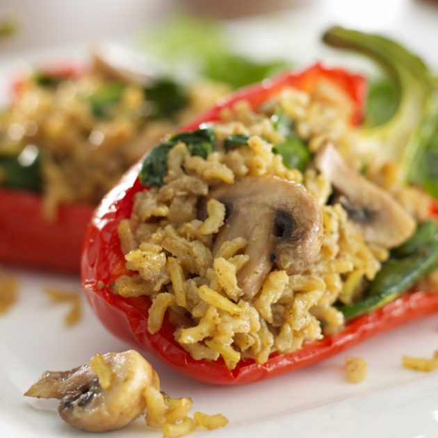 Mushroom Stuffed Peppers