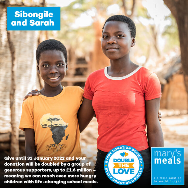 Tilda backs Mary’s Meals through its Double The Love campaign