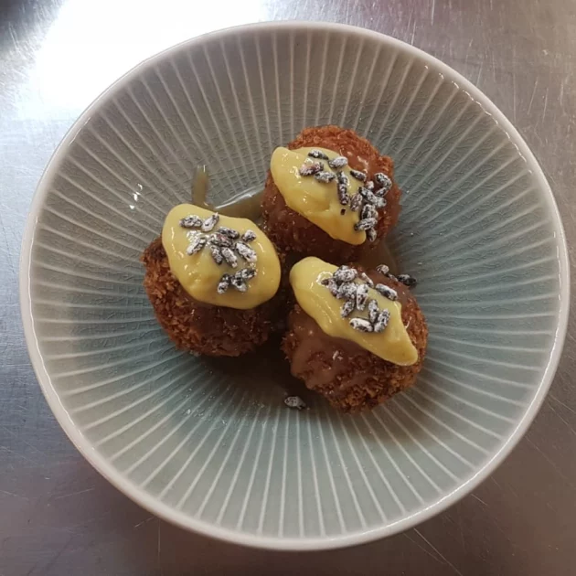Coconut Rice Pudding Arancini