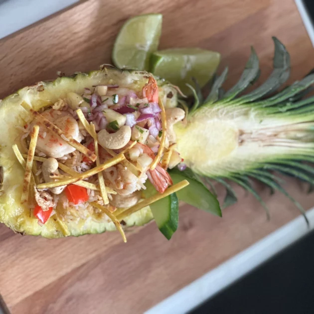 Mexican Style Pineapple Fried Rice