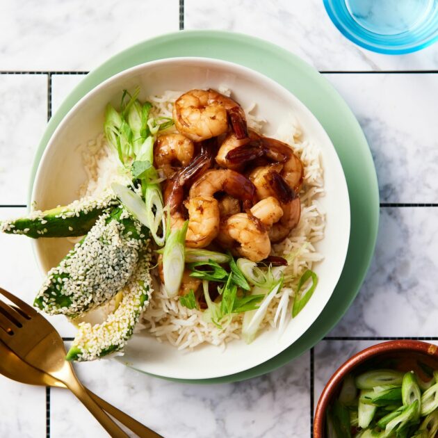 Coconut, Chilli, Lemon Grass and Prawn Poke Bowl