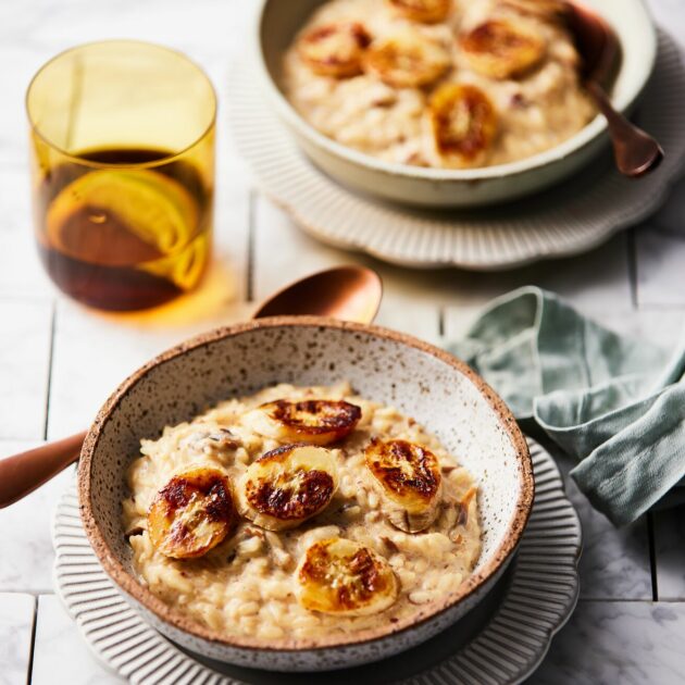 Banana and Date Rice Pudding