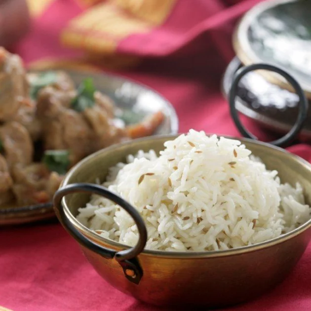 Cordero cachemira con arroz Basmati