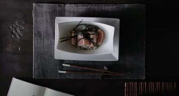 Arroz con lomo de salmón `Ocha-Zuke´