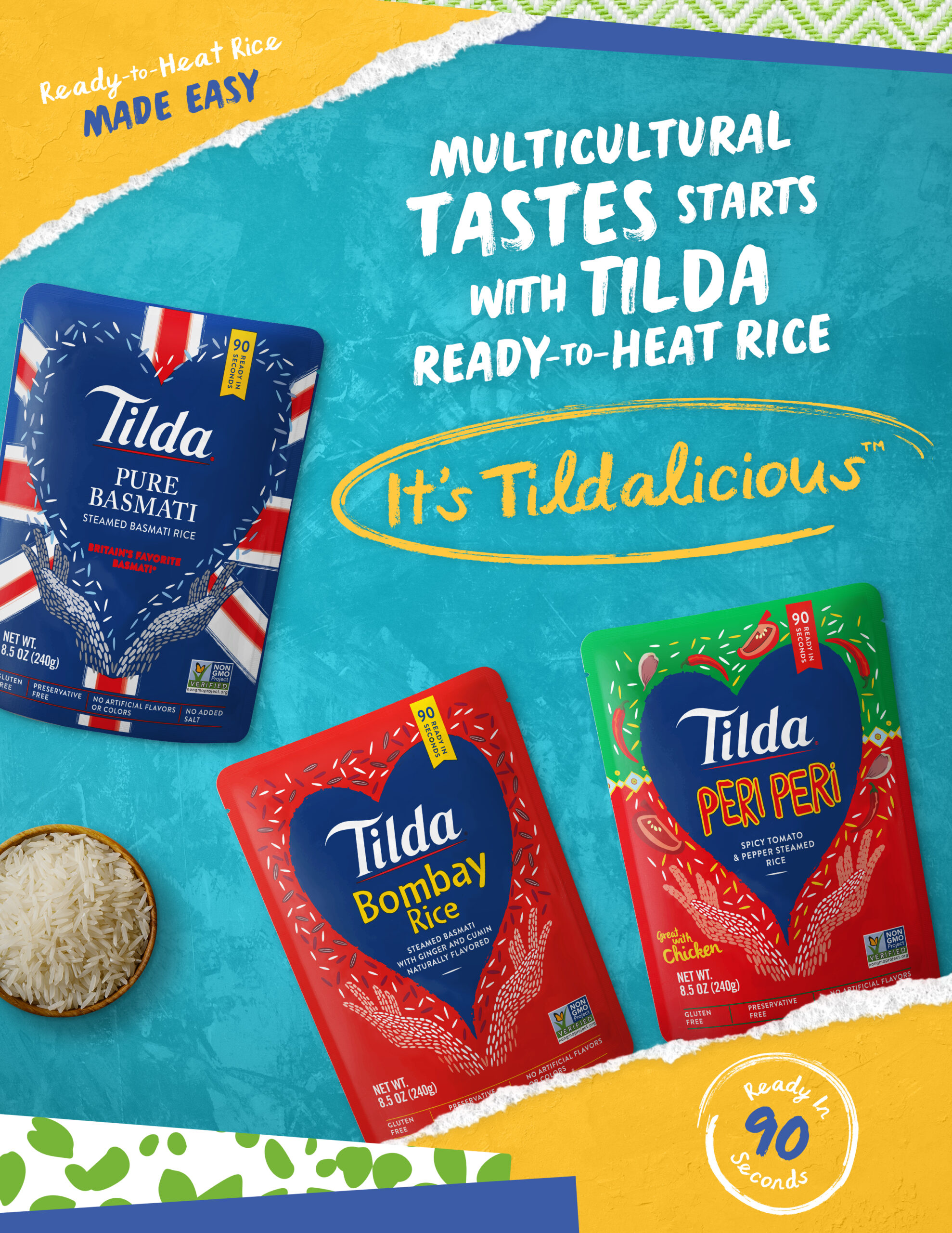 Explore Multicultural Flavors With Ready To Heat Rice Tilda Rice USA