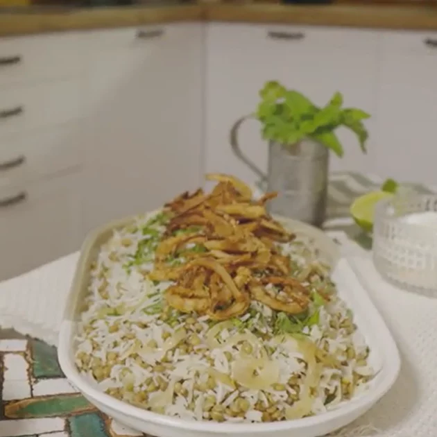 Rice, Lentil and Herb Salad