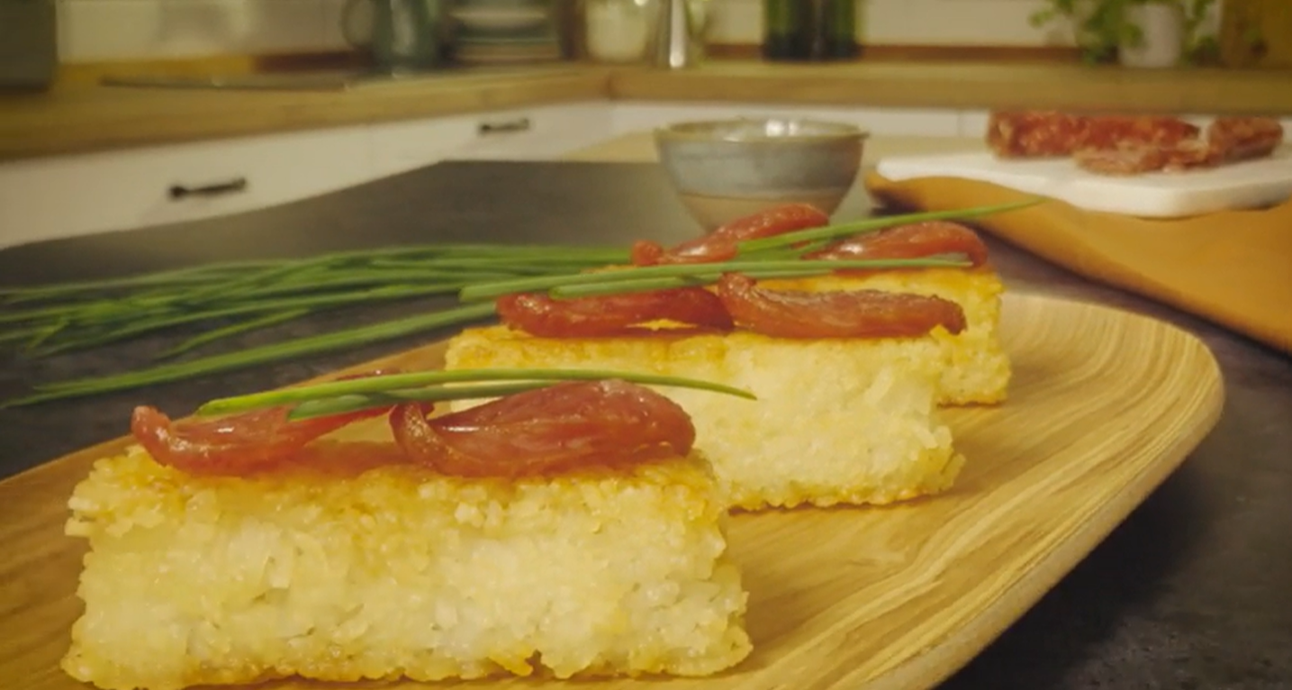 Crispy Rice with Lap Cheong Recipe | Tilda Rice USA