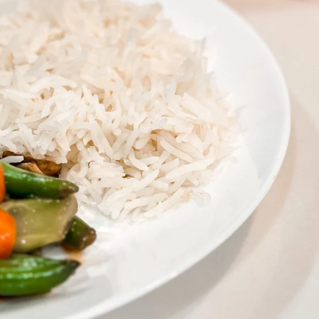 Fresh Vegetable Stir Fry with Rice