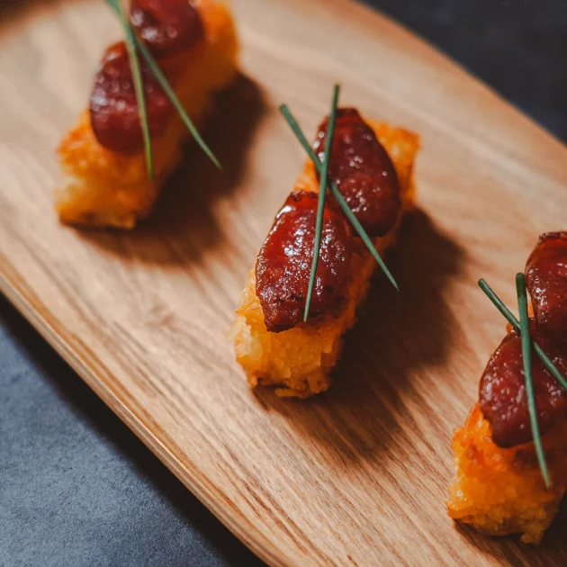 Crispy Rice with Lap Cheong (Chinese Sausage)