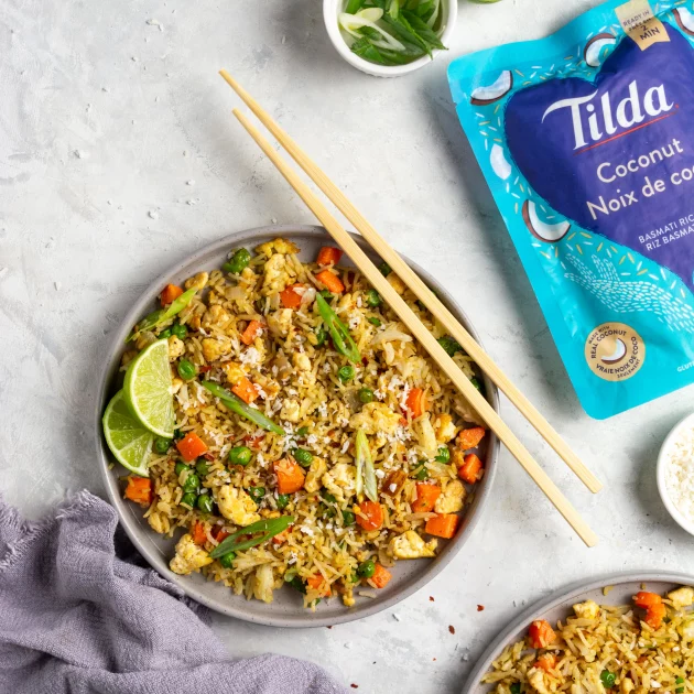 Tofu and Vegetable Fried Rice