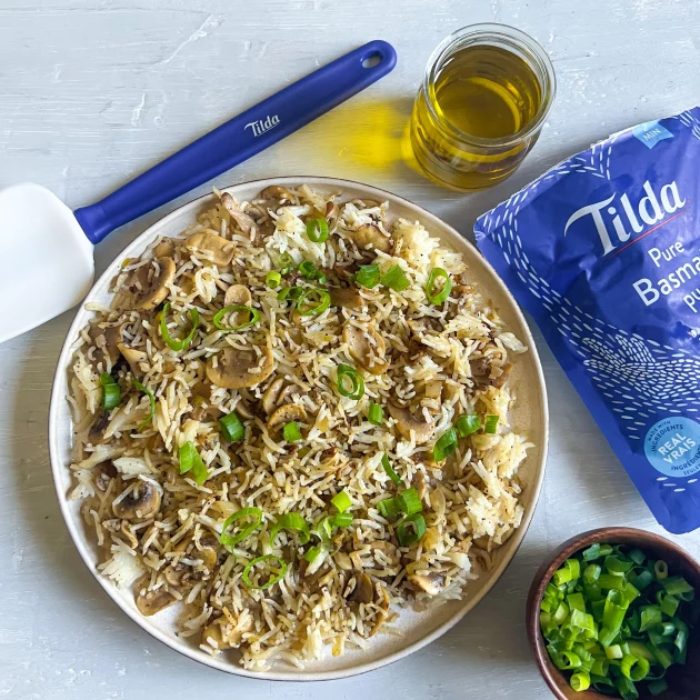 Riz savoureux aux champignons